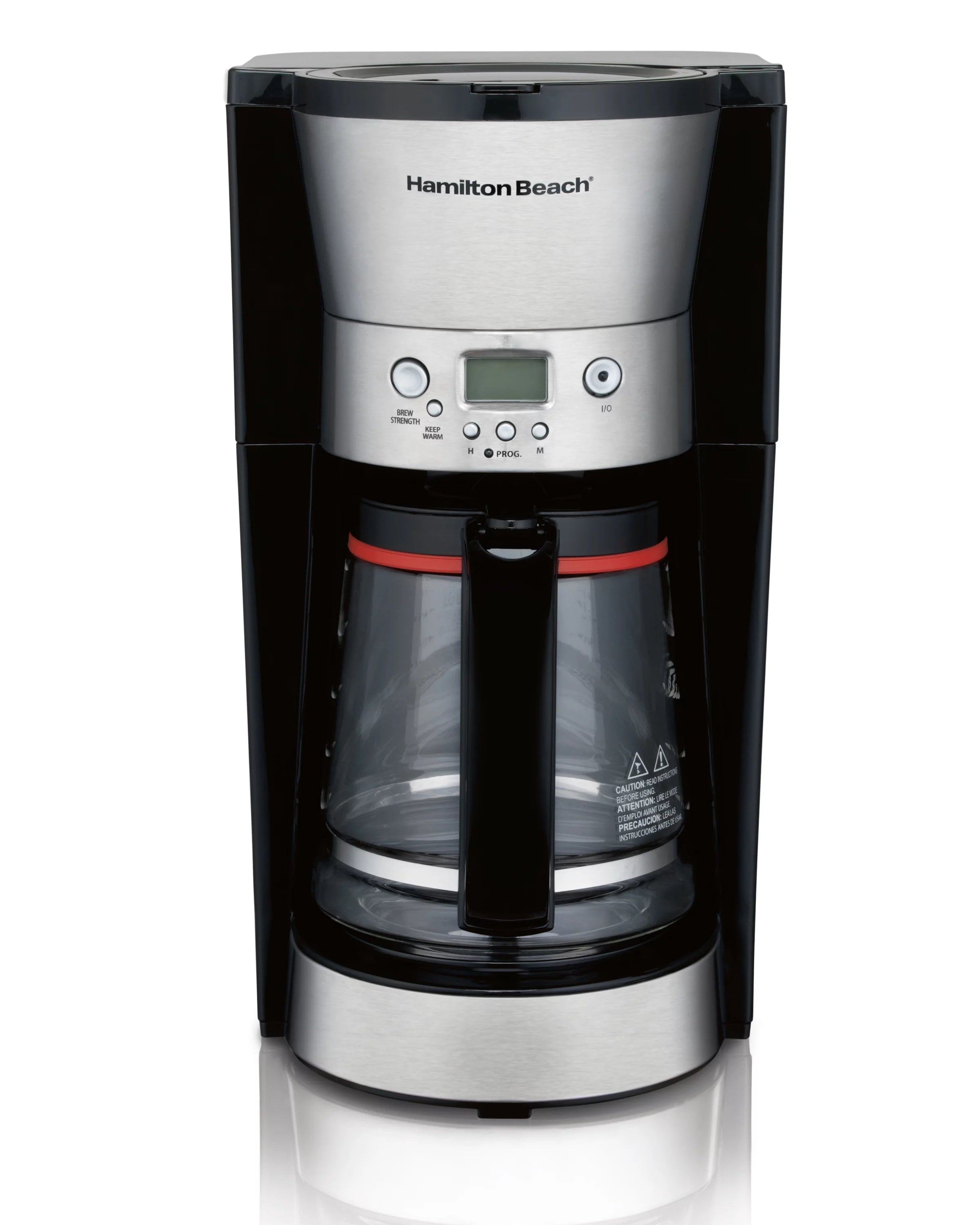 Hamilton Beach Programmable Coffee Maker, 12 Cups, Black X993697