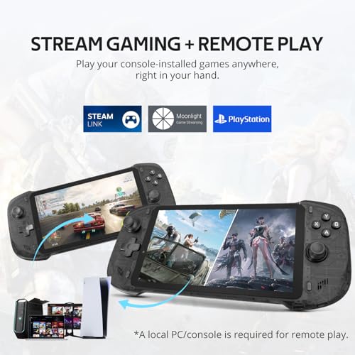 OnePro Cloud Handheld Portable Gaming Console for Xbox, GeForce NOW, PlayStation, PC - 7" 1080P Touchscreen, 64G U939025