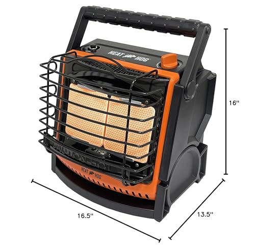 Heat Hog 9000 BTU Portable Propane Radiant Space Heater Y8820