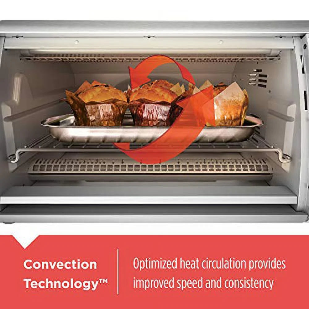 BLACK+DECKER 6-Slice Convection Toaster Oven with 120-Minute Timer Q2658