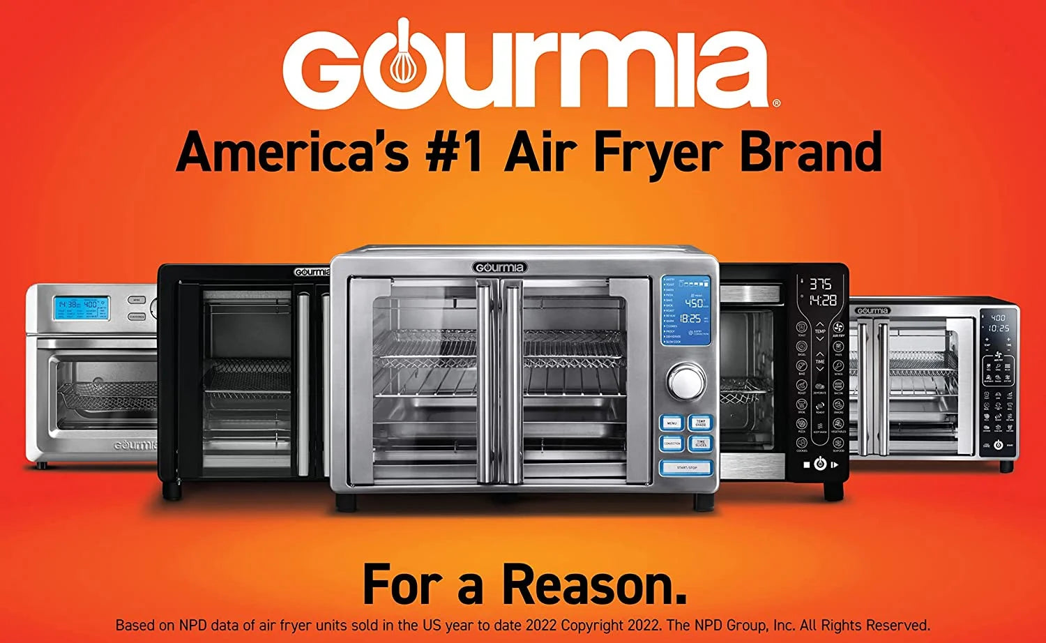 Gourmia GTF7520 Toast Oven Air Fryer J118