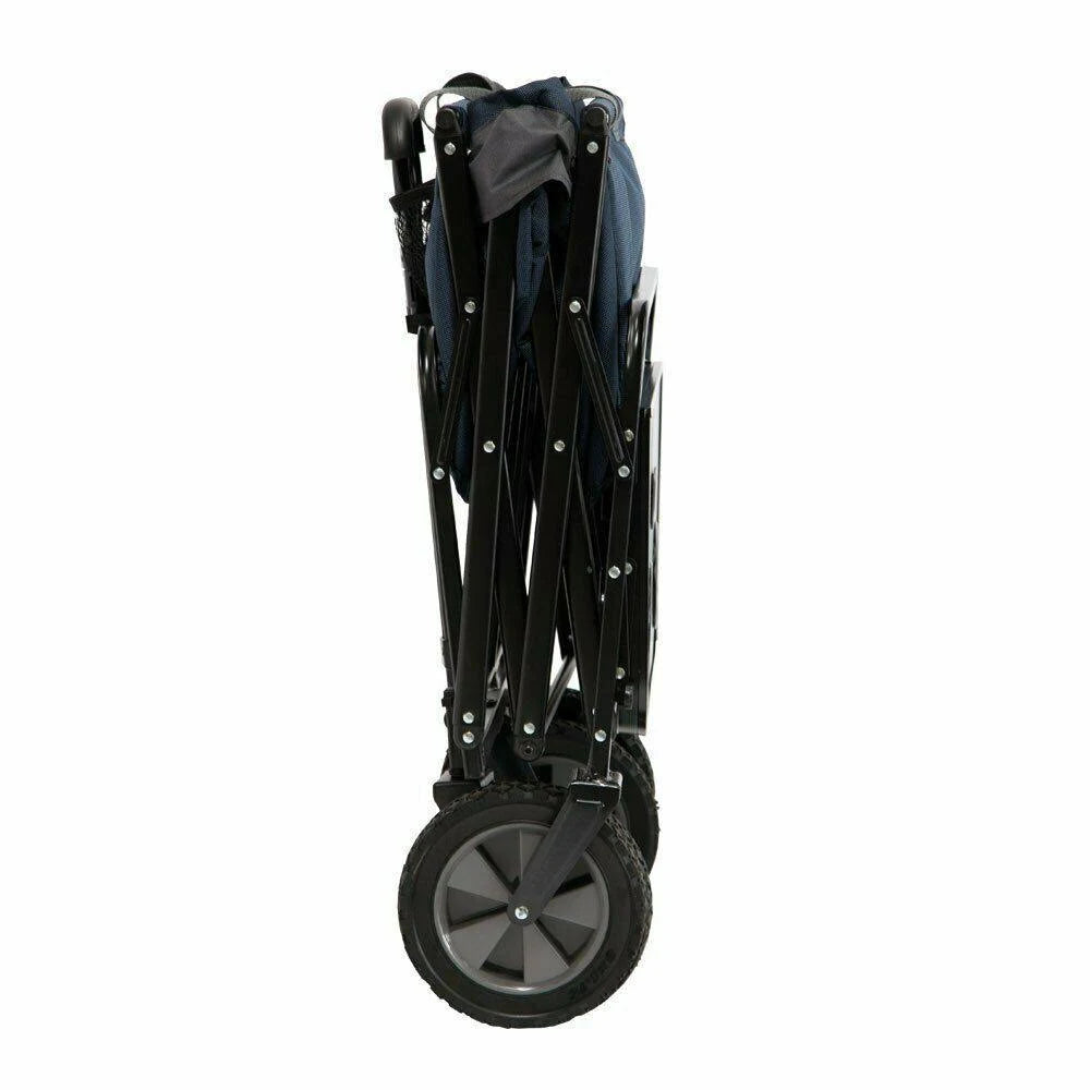 Mac Sports Folding Utility Wagon Cart with Table, Black G555