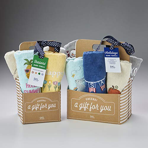 SKL Home by Saturday Knight Ltd. Holidays 6pc Hand Towel Gift Set P13231