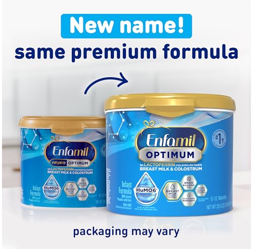 Enfamil Optimum Baby Formula with DHA and Lactoferrin, 20.5 Oz V6439