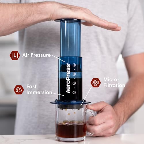 AeroPress Original XL Coffee Press – 3-in-1 Portable Coffee Maker for Camping & Travel Y52044