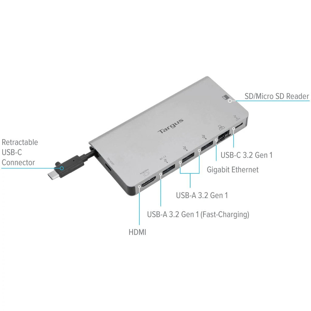 Targus DOCK414USZ USB-C Docking Station with 4K HDMI and Card Reader A851396