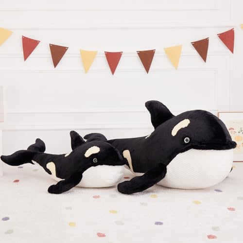 MorisMos 31.5Inch Orca Stuffed Animal Plush Toy for Kids M6808