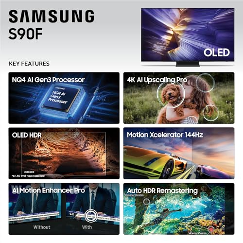 Samsung 55-Inch Class OLED S90F 4K Smart TV (2025 Model) U973585