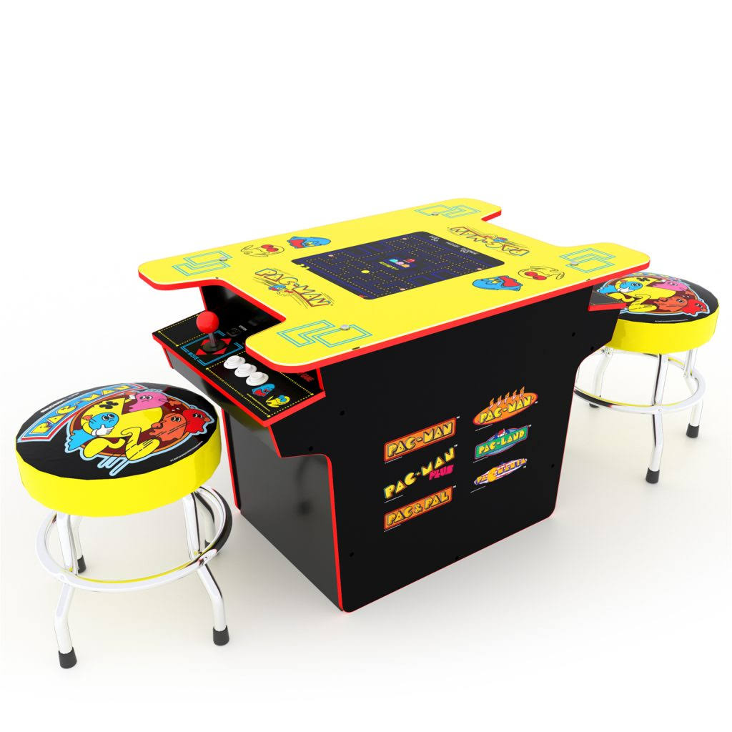 Arcade1Up Deluxe 8-in-1 Head to Head Cocktail Table with Pac-Man and Galaga G2028