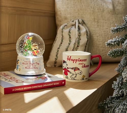 Peanuts Happiness And Cheer Ceramic Mug 14oz Red Z3971