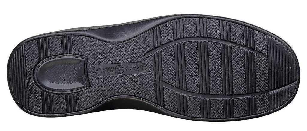OrthoFeet Men's Gramercy Shoes, Size 13, Black P273