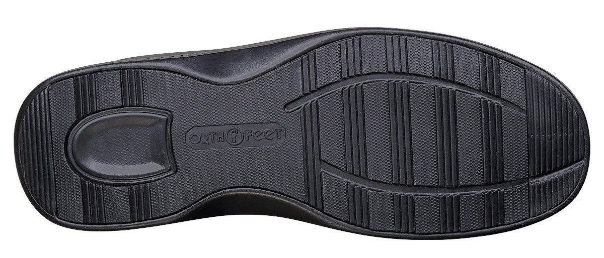 OrthoFeet Men's Gramercy Shoes, Size 13, Black P273