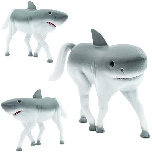 Randimals Plush Toy Stuffed Animal Mix - Horse & Shark Hybrid W18978