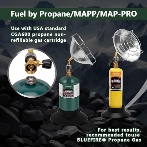 Portable Propane Heater 6200BTU for Camping Outdoor Use U525