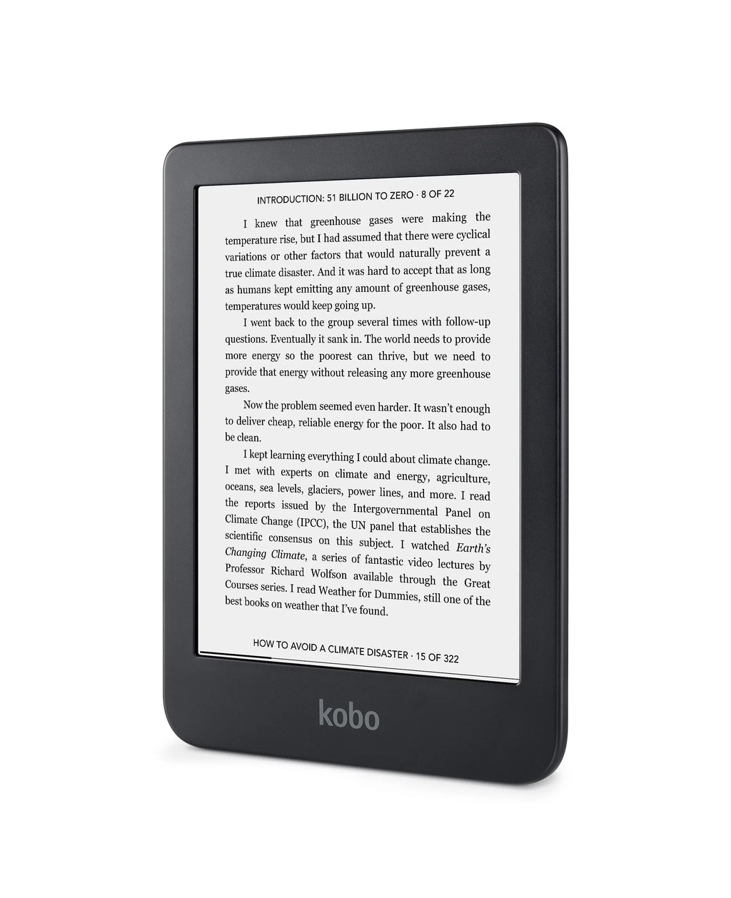 Kobo Clara 2E HD eReader - 6" Glare-Free Waterproof X107