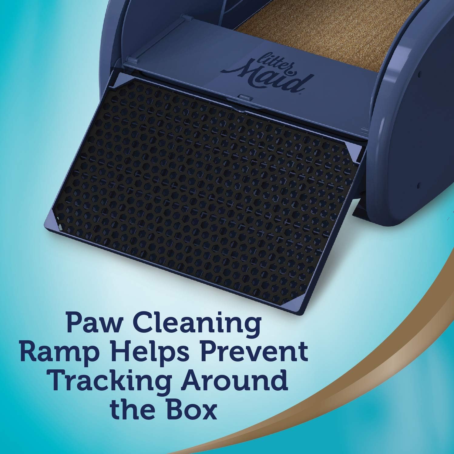 LitterMaid® Single Cat Self-Cleaning Litter Box, Blue J57189