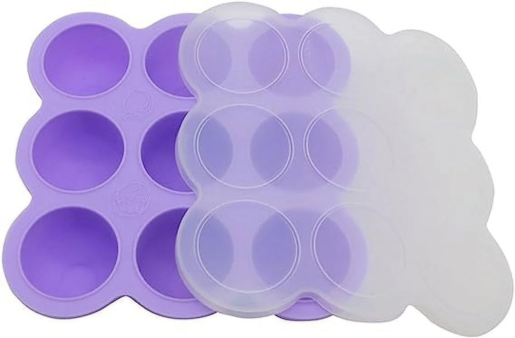 Zhuge Egg Poachers Silicone Egg Bites Molds for Instant Pot 8 qt, 9 Cups with Lids, Pack of 2 M5917