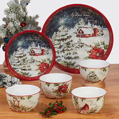 Silent Night 16 oz. Mugs, Set of 4 by Certified International C581