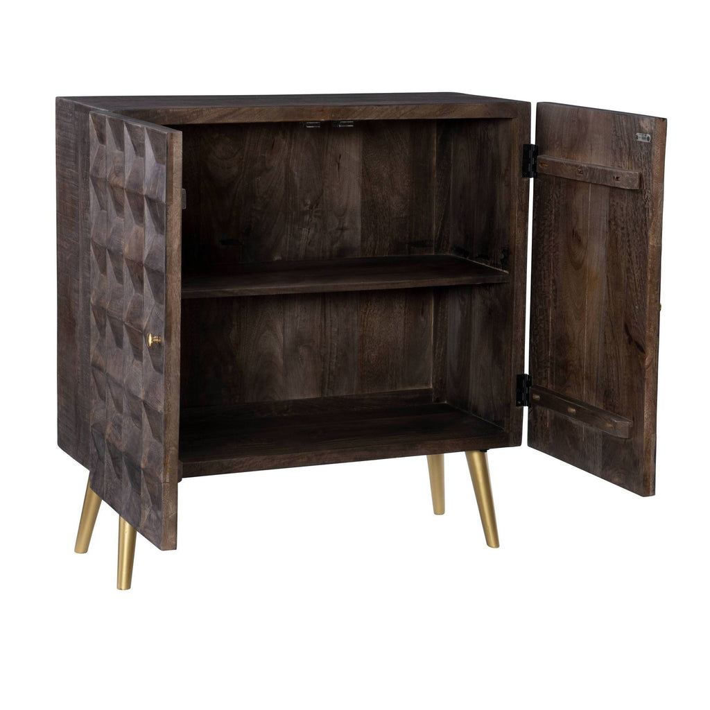 Tandy 2 Door Cabinet Brown by Powell Company F4035