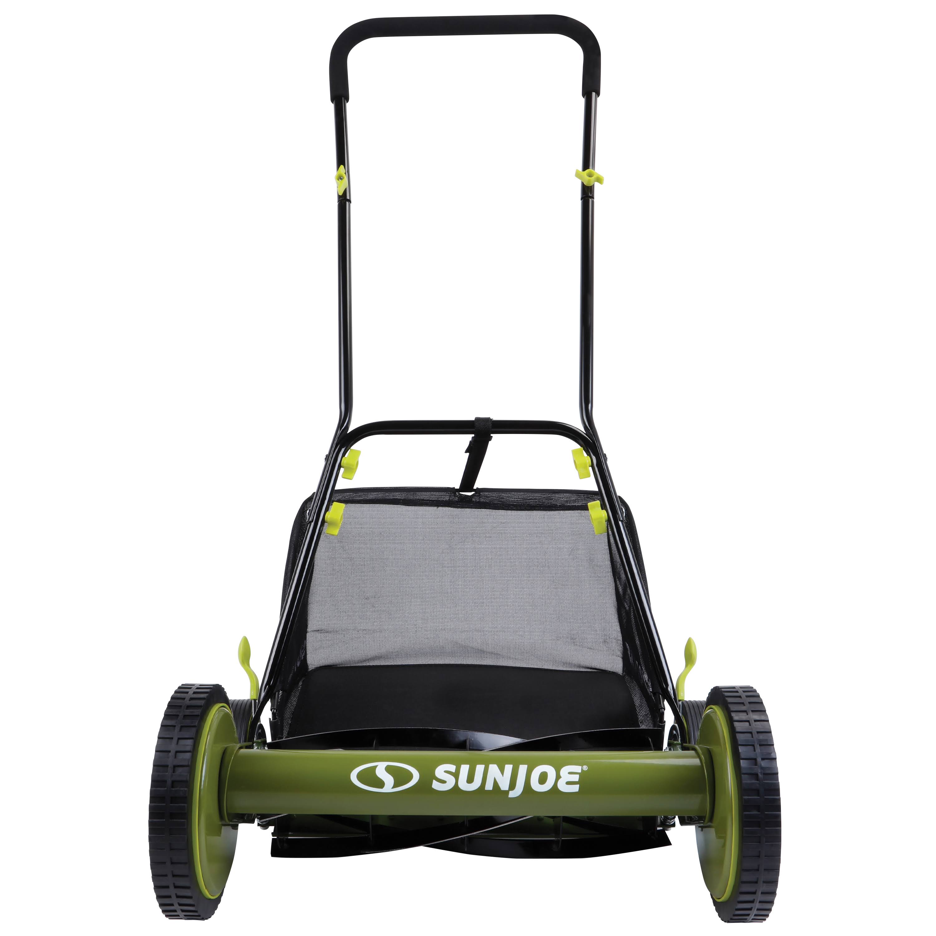 Sun Joe Manual Reel Mower with Grass Catcher L737