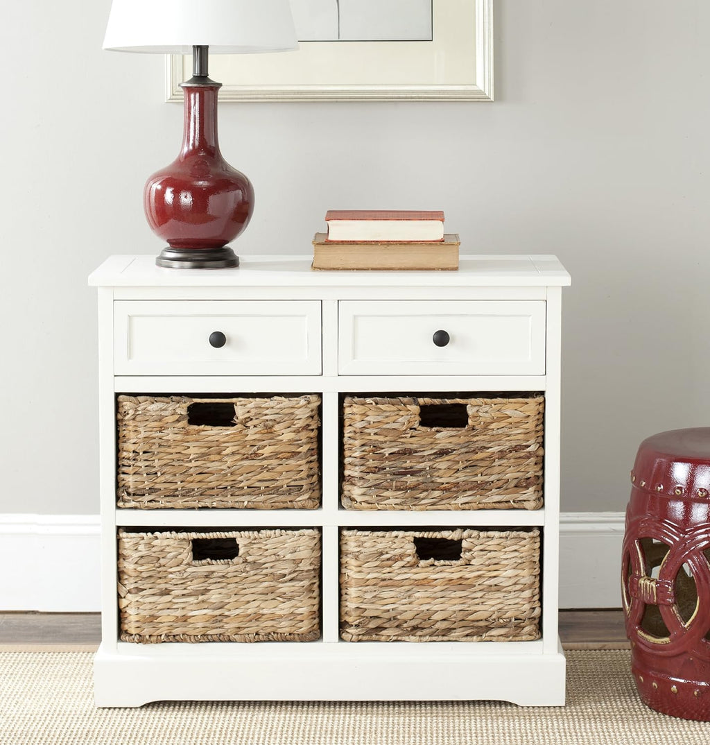 Safavieh American Homes Herman Brown Wicker Basket Storage Unit G834