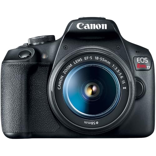Canon EOS Rebel T7 DSLR Camera with 18-55mm Lens, 64GB Card & Bag S752