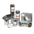 Eccotemp 4" Horizontal Stainless Steel Water Heater Vent Kit