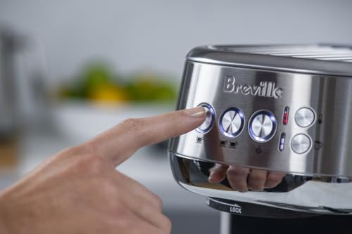 Breville Bambino Plus Espresso Machine BES500BSS, Brushed Stainless Steel U564