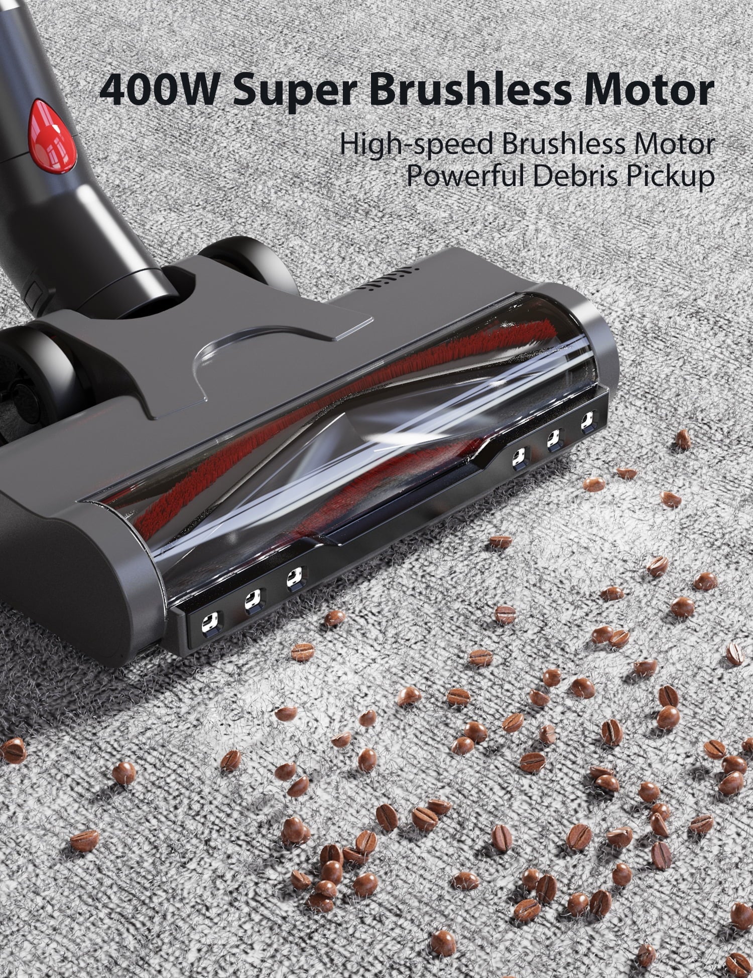 Maircle Stick Cordless Vacuum Cleaner for Pet Hair Carpet Hard Floor O1328