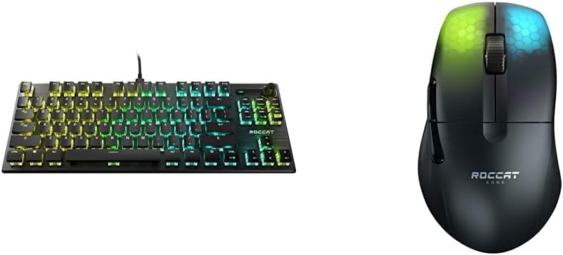 ROCCAT Vulcan Pro Tactile Optical PC Gaming Keyboard, Titan Switch, Full Size, Black C7970