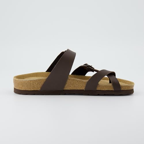 CUSHIONAIRE Women's Luna Cork Footbed Sandal I795