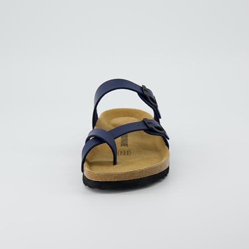 CUSHIONAIRE Women's Luna Cork Footbed Sandal I795