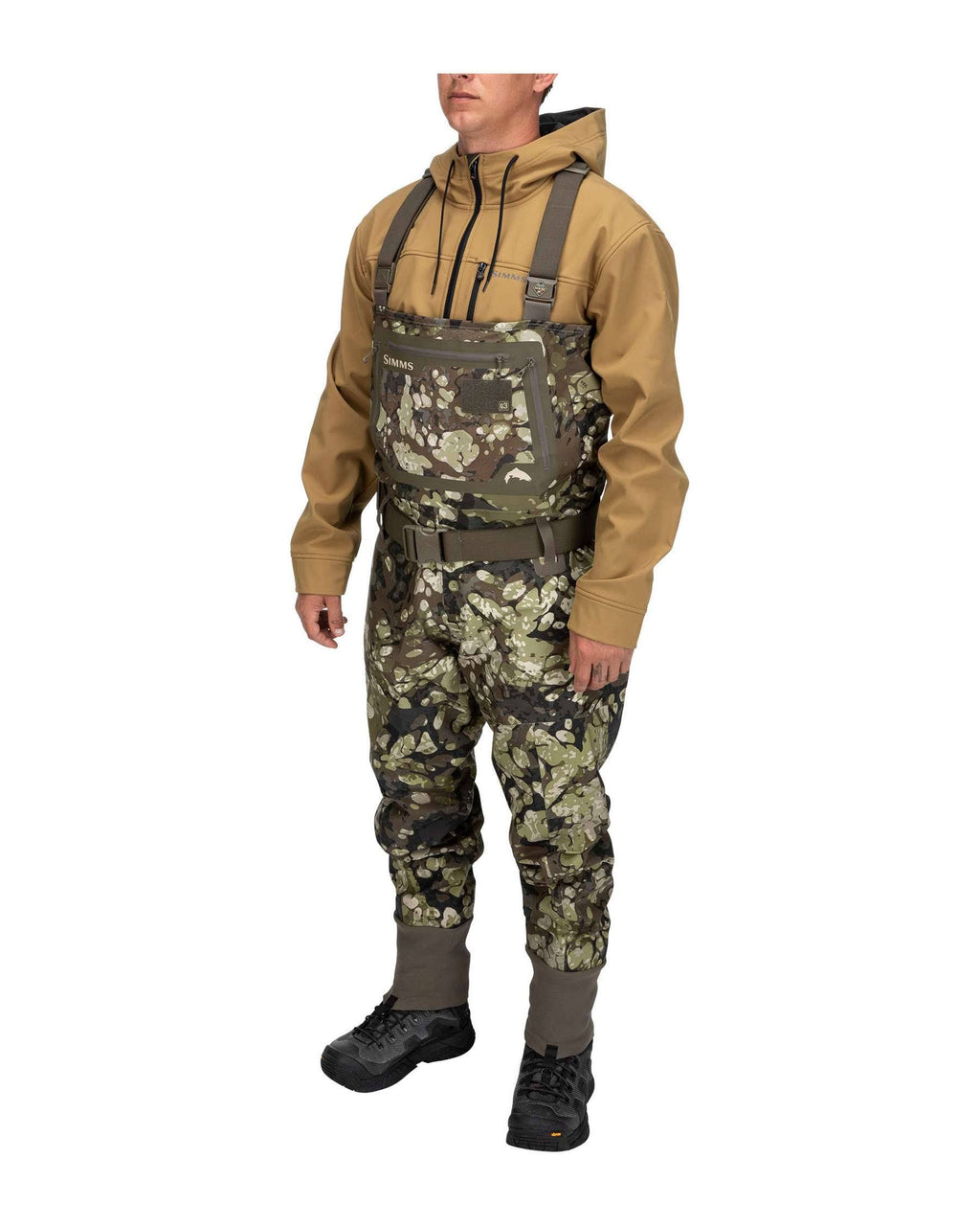 Simms G3 Guide Stockingfoot Waders Riparian Camo S W264