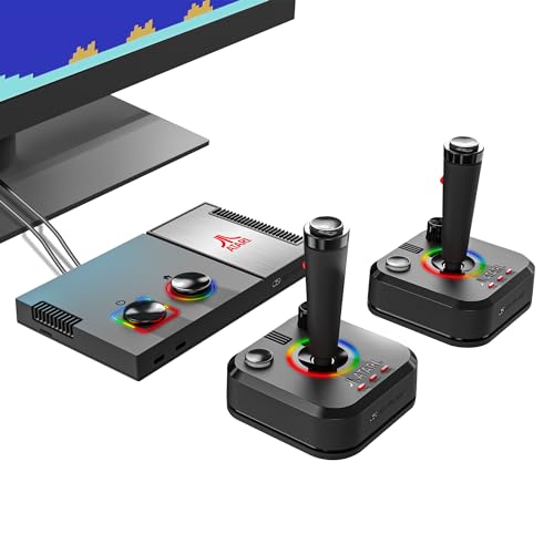 My Arcade Atari Game Station Pro: Video Game Console with 200+ Games, Wireless Joysticks (Renewed) G3803