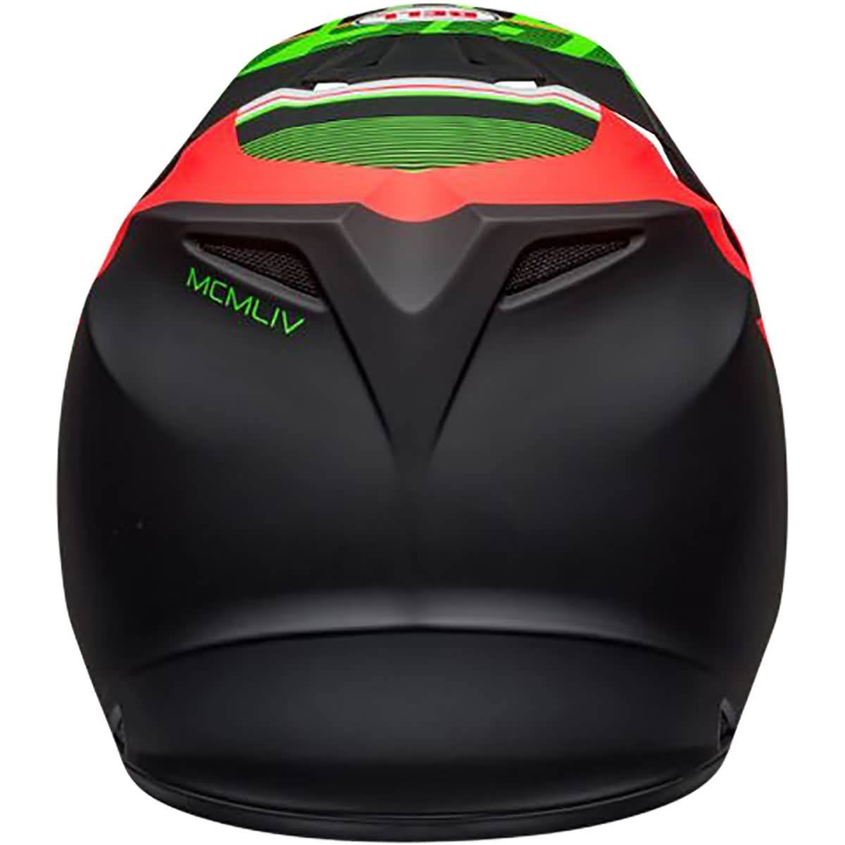 Bell MX-9 MIPS Strike Helmet Infrared/Green/Black M Z9768