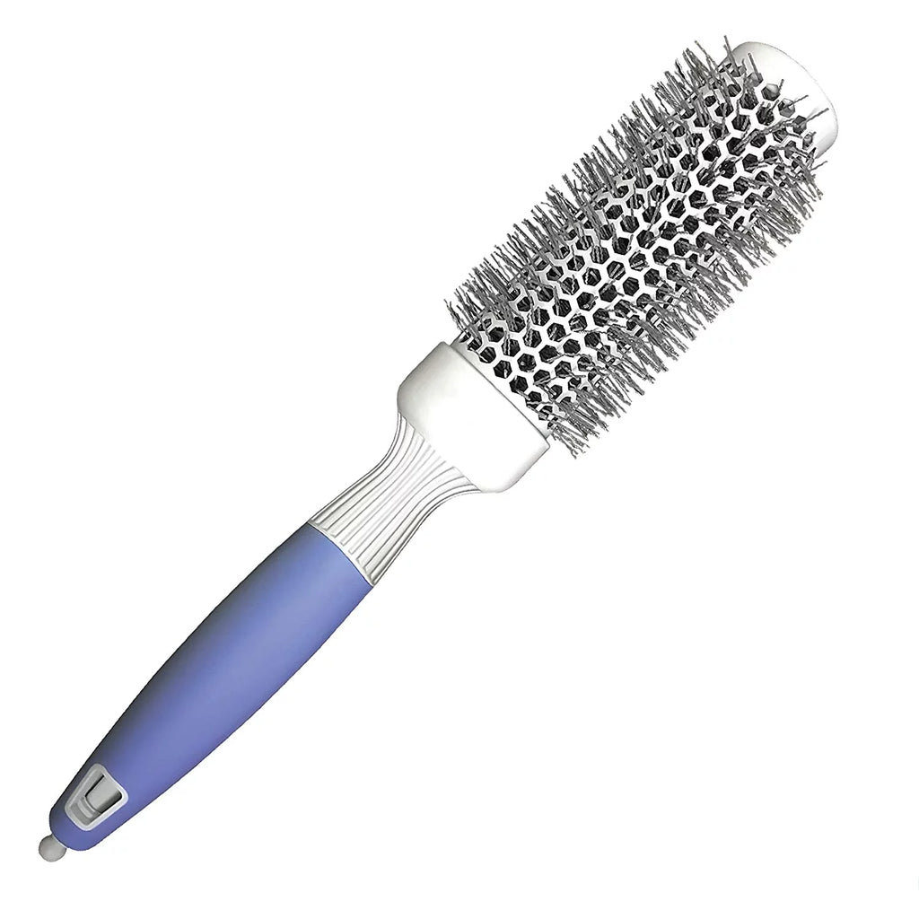 Osensia Ceramic Ion Thermic Round Brush for Blow Drying, 1.3 inch Z728