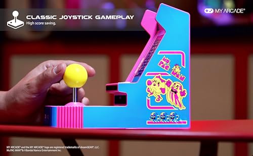 My Arcade Pac-Man Joystick Player Retro Gaming Console I562