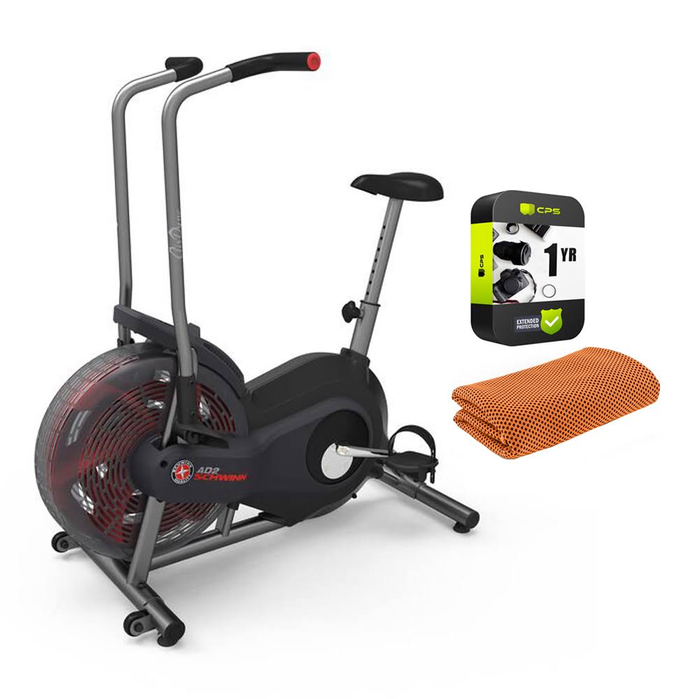 Schwinn Airdyne AD2 Upright Exercise Bike, Black Q760307