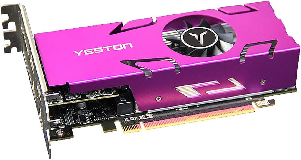 Yeston Radeon RX 550 Graphics Card, 4GB 128-Bit GDDR5 6000MHz 4 HDMI Screen Split Screen GPU Desktop Video Gaming Graphics Cards