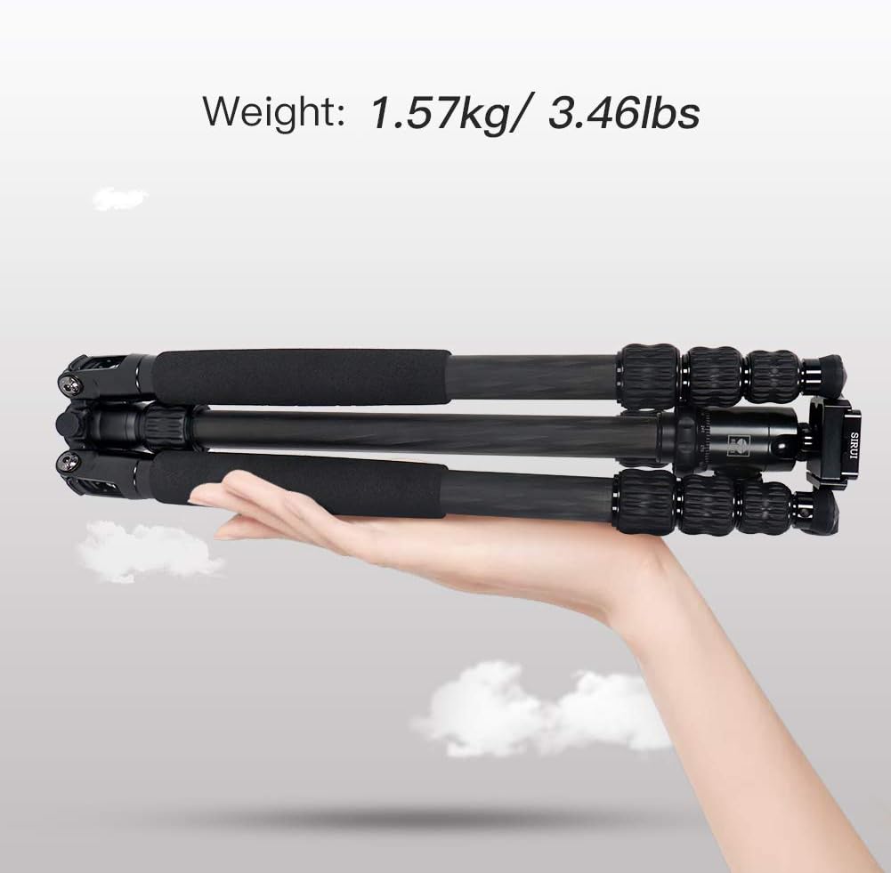 SIRUI Traveler 7C Carbon Fiber Tripod with E-10 Panorama Ball Head Z14729