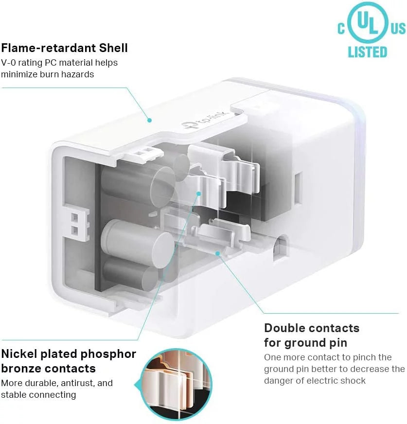 Kasa Smart Plug, Wi-Fi Outlet Works with Alexa and Google Home, 4-Pack, White F469785