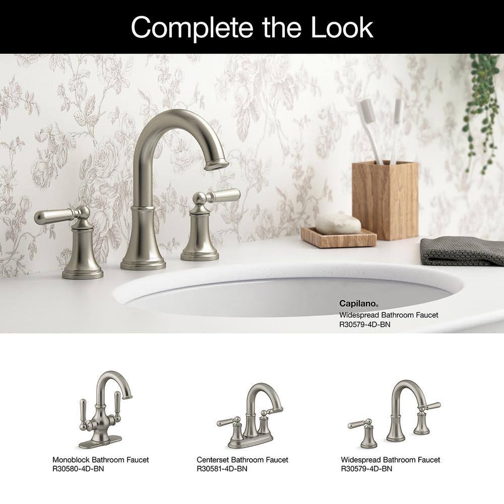 Capilano 8 in. Widespread 2-Handle Bathroom Faucet in Brushed Nickel M24724