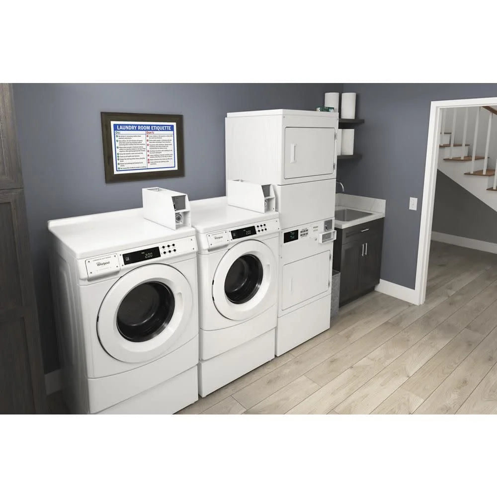 Whirlpool CHW9150GW 27 Inch Commercial Front Load Washer G928
