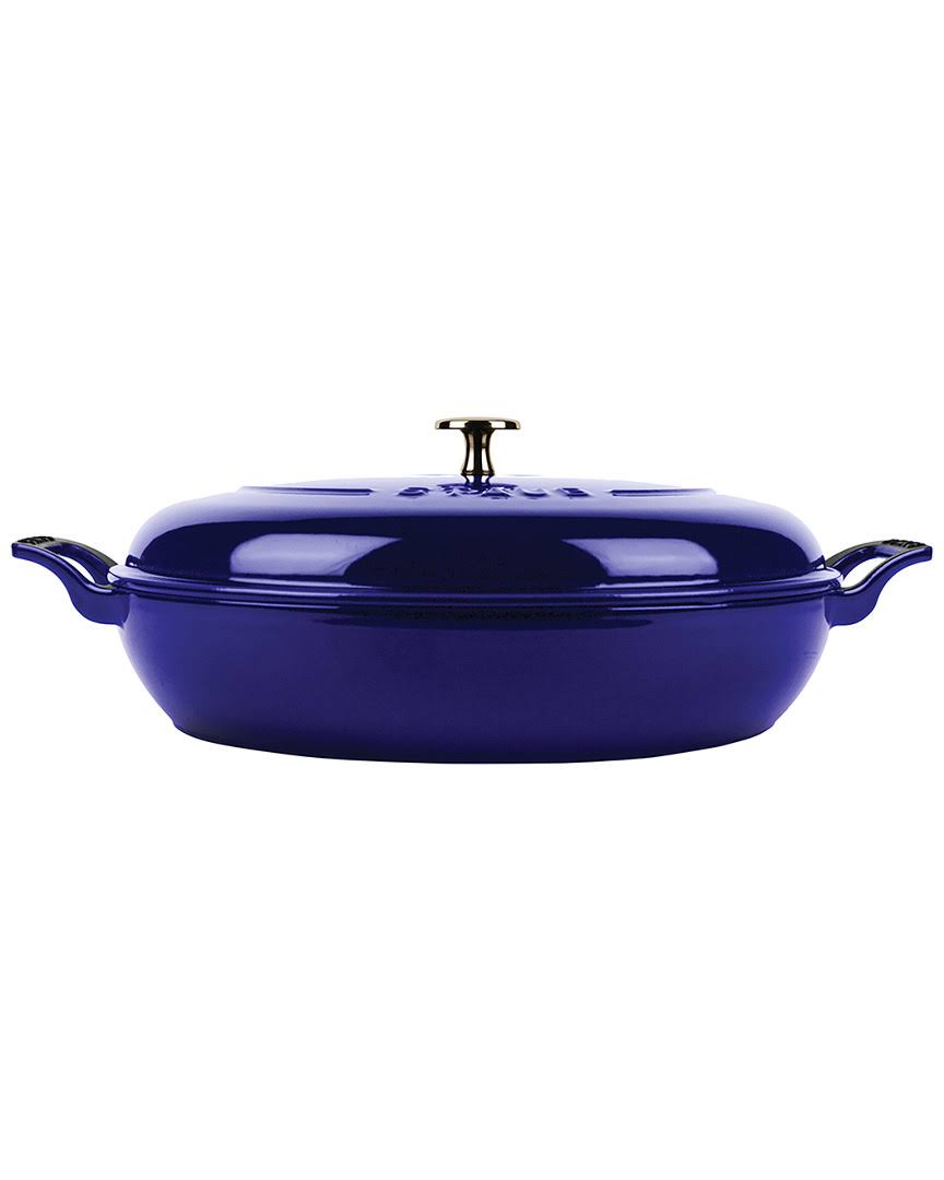 Staub Cast Iron 3.5-qt Braiser, Dark Blue O836