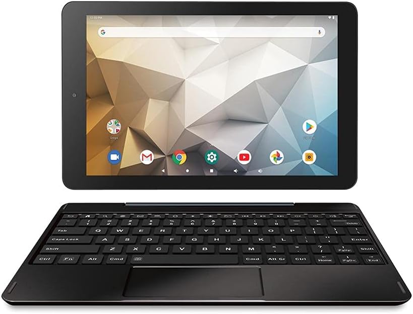 RCA Tablet 10" Quad-Core 2GB RAM 32GB with Detachable Keyboard Android 9 Pie Lavender O996513
