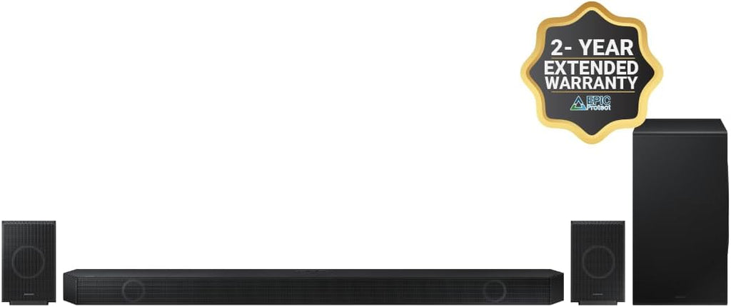 SAMSUNG Q990D 11.1.4ch Soundbar with Wireless Dolby Atmos, Rear Speaker Included J9245