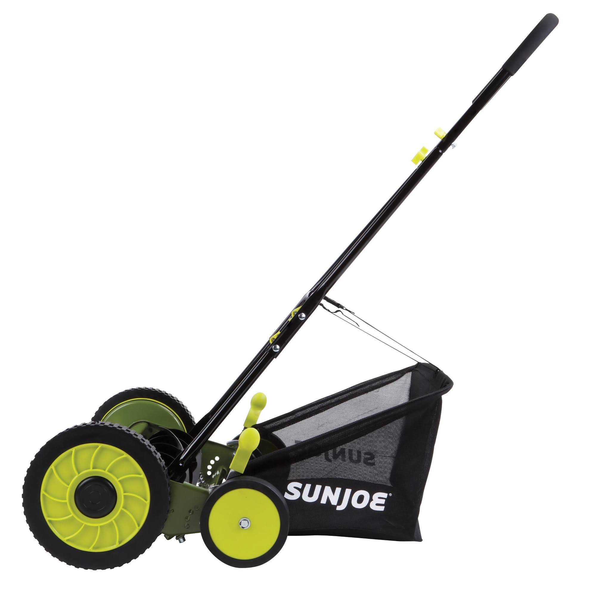 Sun Joe Manual Reel Mower with Grass Catcher L737