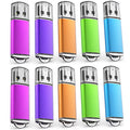 KOOTION 64GB USB Flash Drive 10 Pack Thumb Drives Bulk Memory Stick for Backup Data Storage Laptop PC