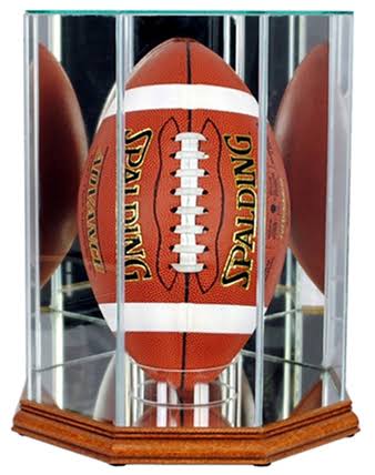 Octagon Football Display Case I242