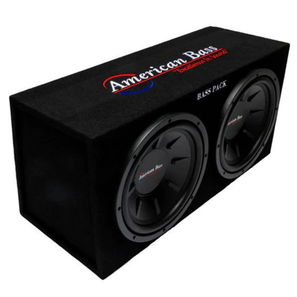 American Bass 12" 1200W Subwoofer & Amplifier Bass Pack V307017